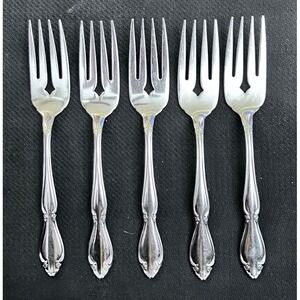 Oneida Louisiana 6" Seafood/Cocktail Fork‎ Set Of 5
